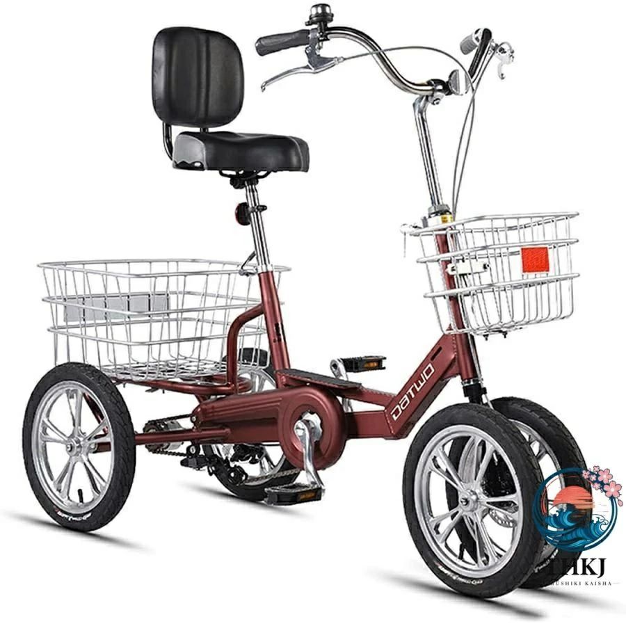 大人用シニア三輪車 ダブルブレーキ安全設計｜わくわくわく堂