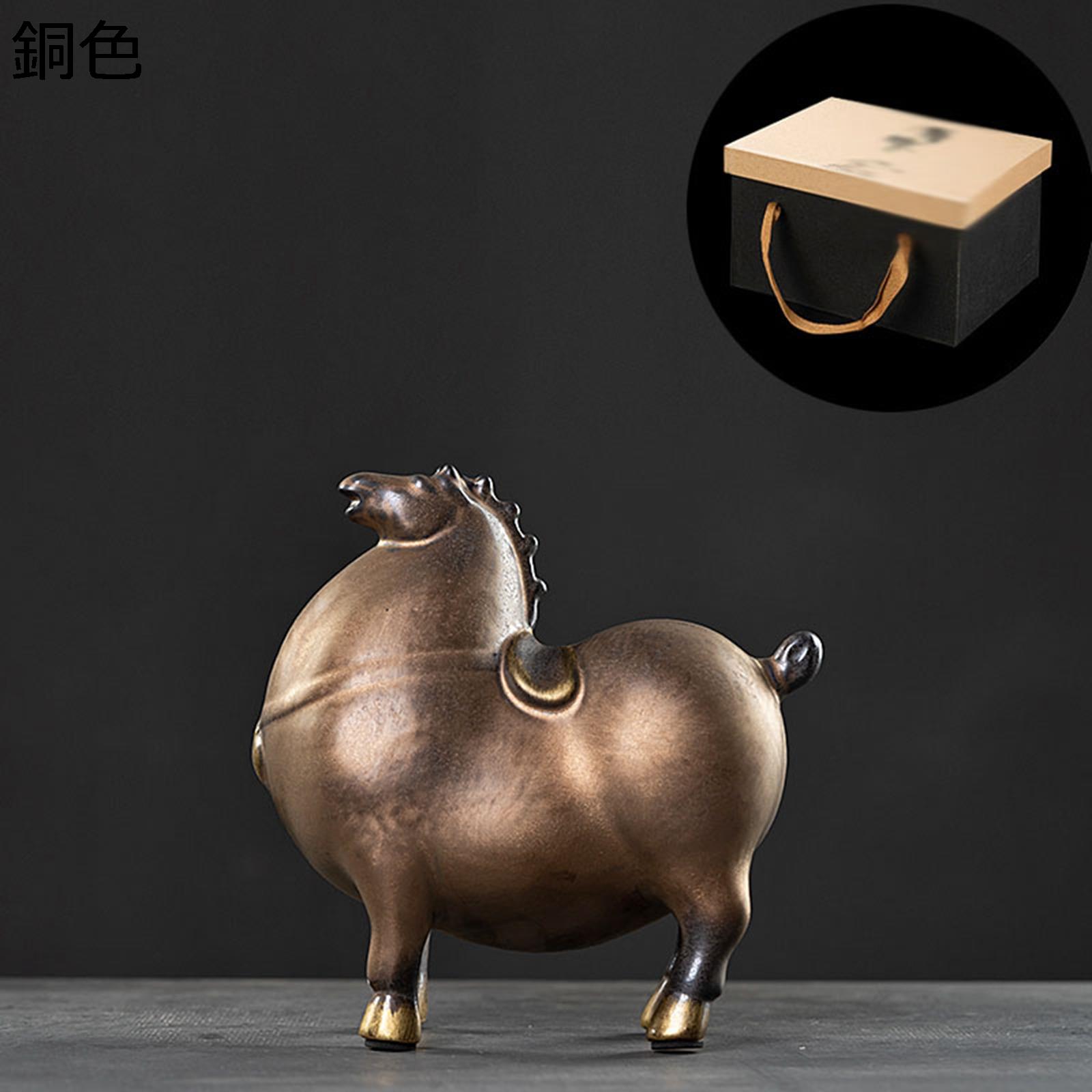 オブジェ 畏まり 瀬戸もの 馬 お引き立て華めく祈とう 生まれ落ちる日差し上げ物 金運グッズ 毛の荒物 風水グッズ 午 招財 縁起物 書房 室内装飾 華めく リビングお部屋 卓上飾りつけ 干支 手当て 振るう 御役目運 厄除け