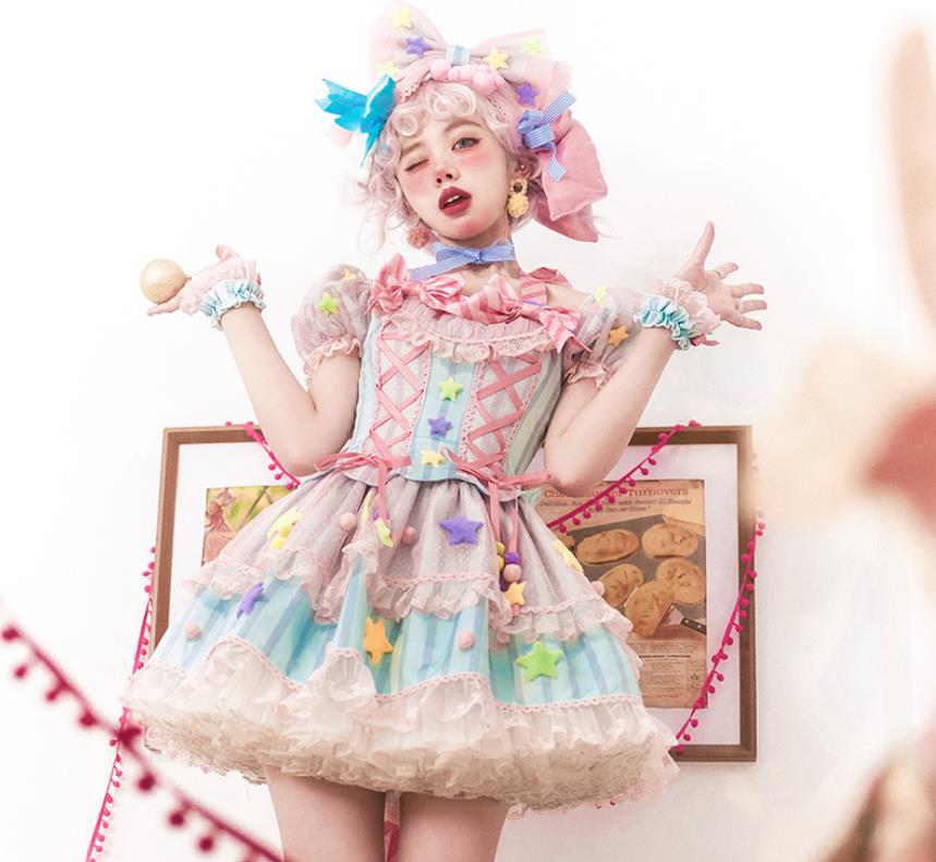 御芽出度 花嫁御寮お召しもの 衣装 吊りスコート  トップス 化けの皮 ロリータ流行り物 ゴスロリ レディース 萌え  トップス