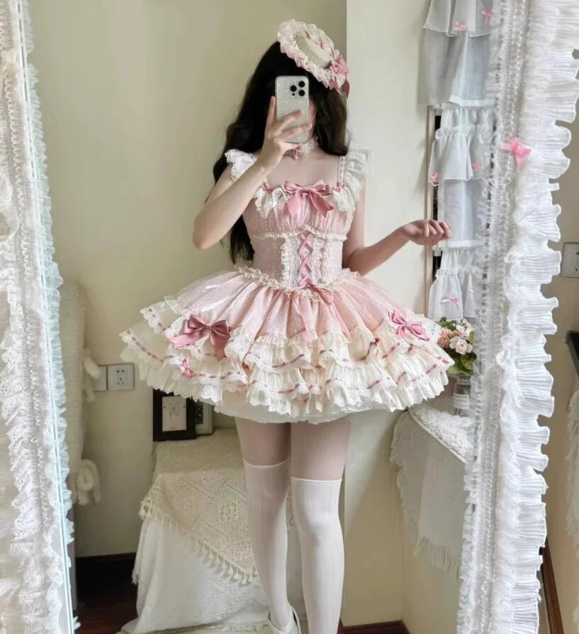 ロリータ/op/衣装/ゴスロリ コスプレ  御手伝いさん服 御召しもの  培養祭 翰林院祭 御召しもの  仮面舞踏会 ハロウィン  おすすめ 可