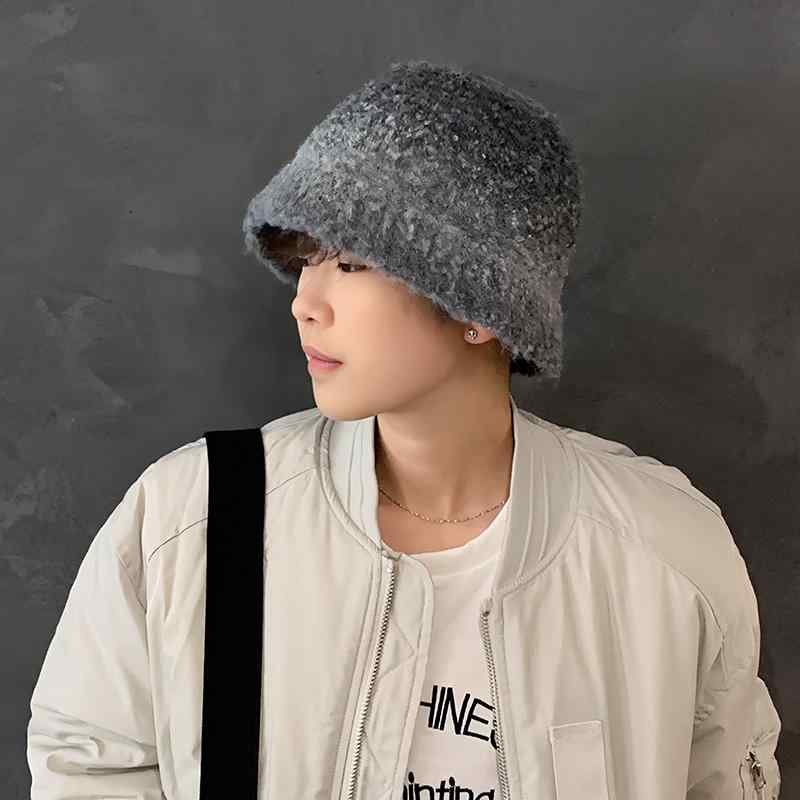 メンズ ファッション 男性 紳士 おしゃれ かっこいい モテる おすすめ 韓国 帽子 グラデーション ニット 暖かい バケットハ 5,041円