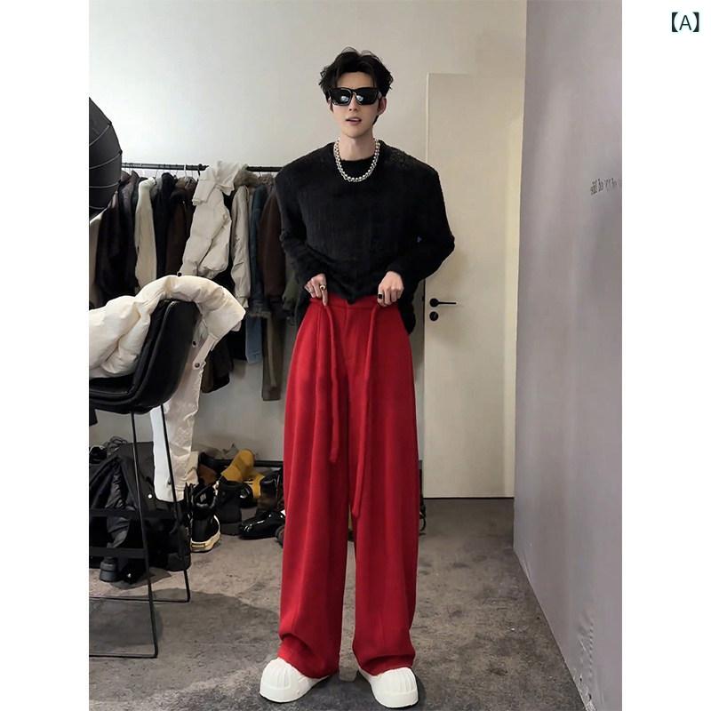 流行り物 春夏 秋冬 かっこいい オシャレ モテ 成人男性用 成人男性服  服 韓国 分かりやすい 成年者 ドレープ 朦々たる フリース 裏