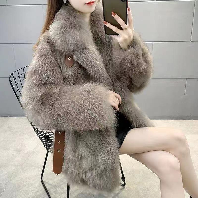 ファーコート ミドルコート もこもこ ふわふわ 大人可愛い ママコーデ ママファッション 韓国系 オルチ 7,129円