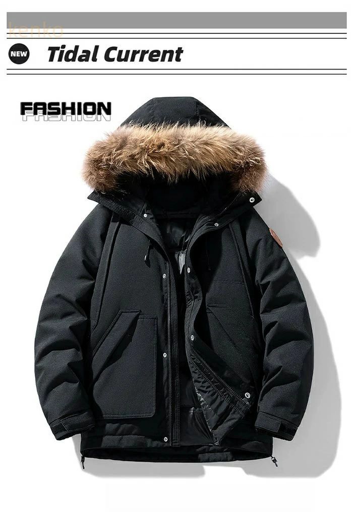 取り外し可能なファー付 アウトドア 登山 ワークウェア アウター ブルゾン スポーツ 登山服 秋冬 大きいサイズ L XL 2XL 3XL
