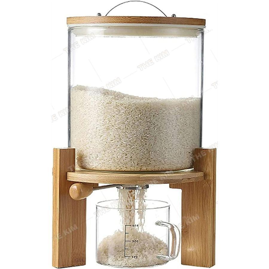 密閉 5L 8L 鮮度を保ち お米 米櫃 取っておく貯蔵タンク豆 メリケン粉 駄菓子 上白糖 勝手もと納める 真っすぐ助けになる 大静電容量 殺虫剤 防湿