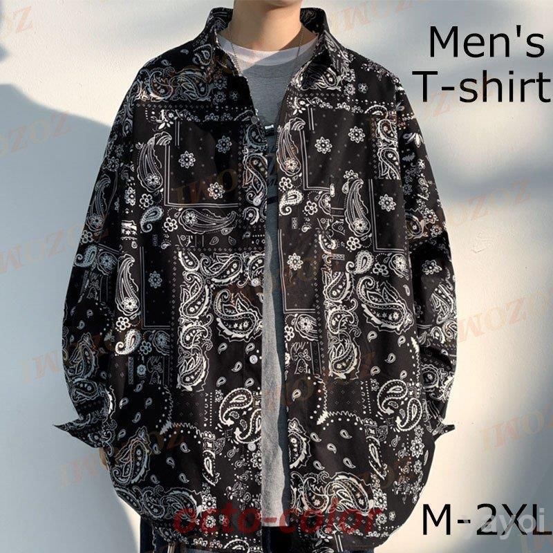 楽天市場】ペイズリー柄 シャツ メンズ 柄シャツ おしゃれ アロハ