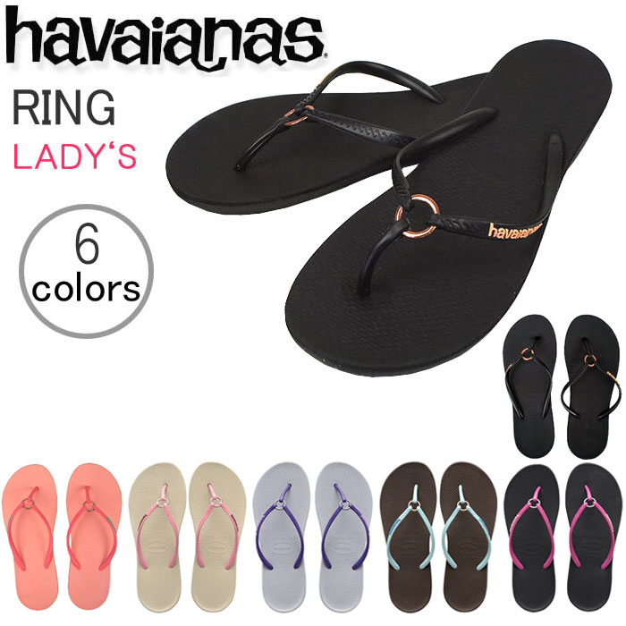 havaianas ring flip flops