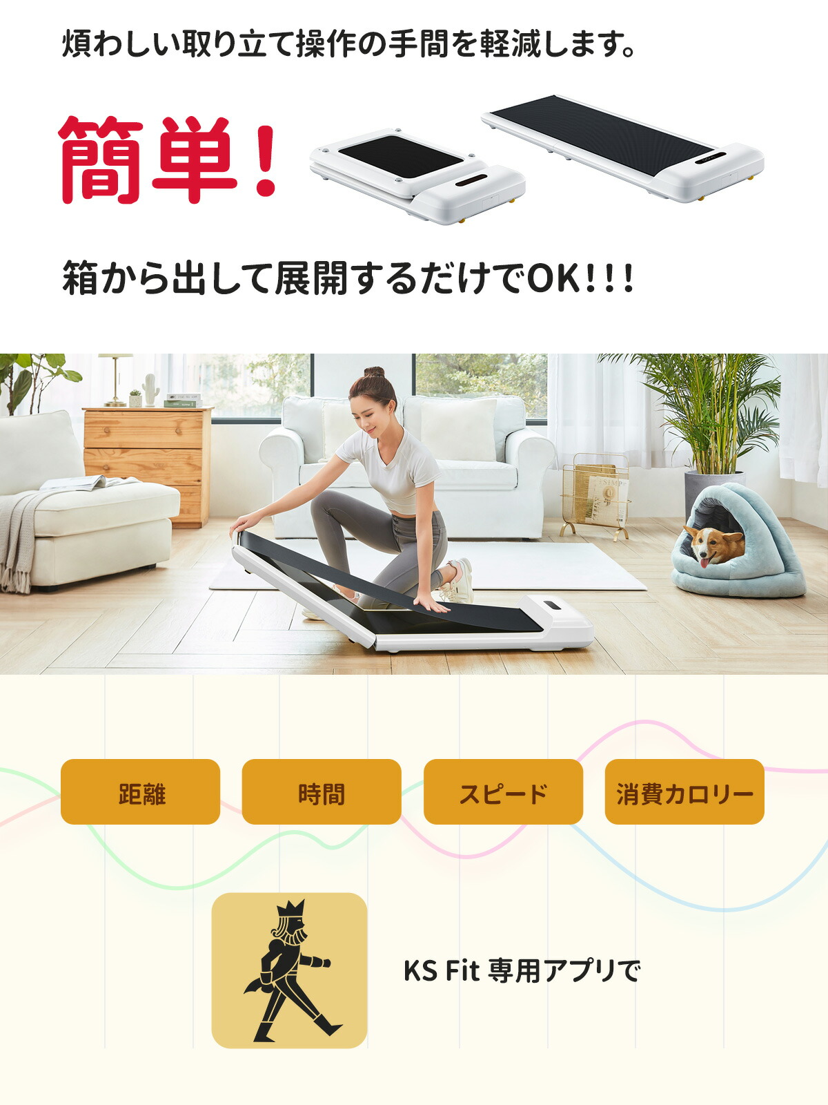 Kingsmith Walkingpad S1 ランニングマシン エクササイズ | endageism.com