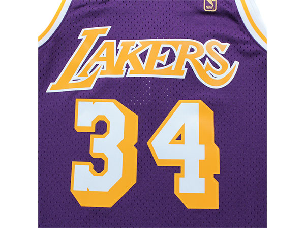 市場 ミッチェルアンドネス MITCHELLNESS レプリカユニフォーム M-XL 直売純正 オニール シャキール レイカーズ NBA Shaquille 34 O'Neal Tシャツ/カットソー(半袖/袖なし)
