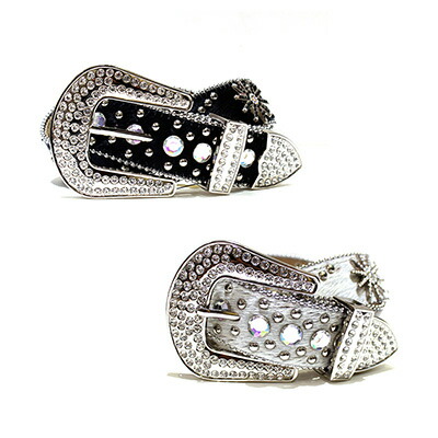 HERMETIC ヘルメティック 胴締め スタッズ CRYSTAL NAVAJO BELT -2.COLOR-