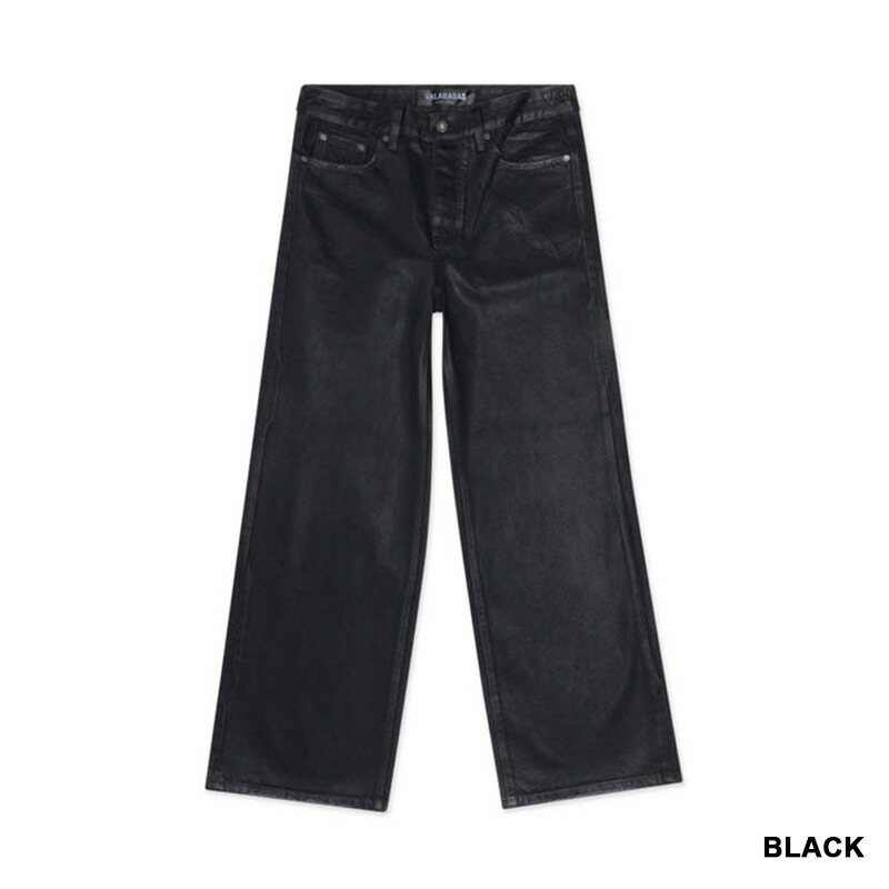 VALABASAS フレアスキニーデニム ブラック ダメージ28新品　バラバサス valabasas バラバサス スタックフレアダメージデニム ブラック