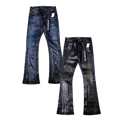 楽天市場】ヴァラバサス VALABASAS フレアデニム 28,30,32inch カーキ