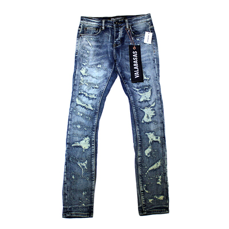 専用 valabasas パネルクラッシュスキニーフレアデニム 新品 30 訳あり！valabasas【新品未使用】クラッシュスキニーフレアデニム 30