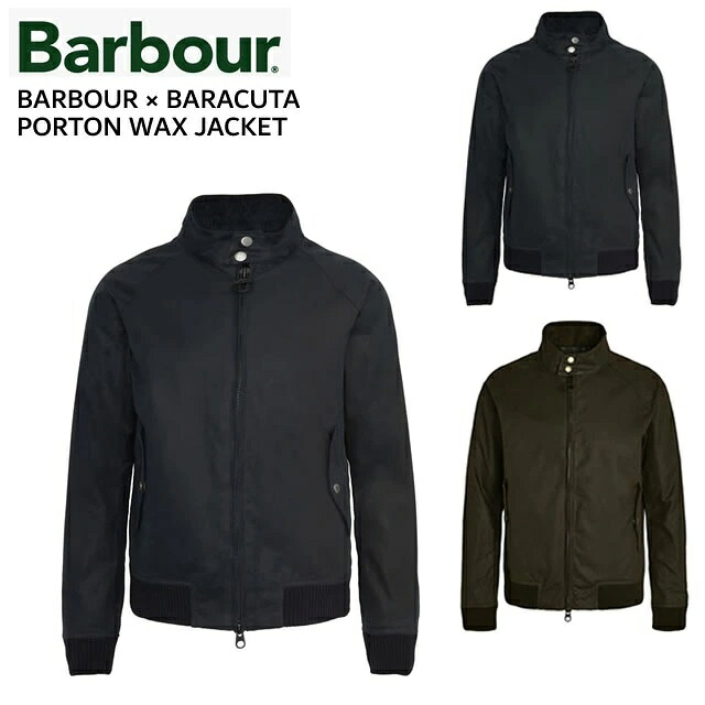 ☆7/21-25限定!ポイント最大38倍!要エントリー!!即納 BARBOUR × BARACUTA PORTON WAX JACKET バブアー × バラクータ ポートン ワックス ジャケット BLACK ブラック NAVY ネイビー OLIVE オリーブ MWX2237正規取扱店メンズ|alkaya works