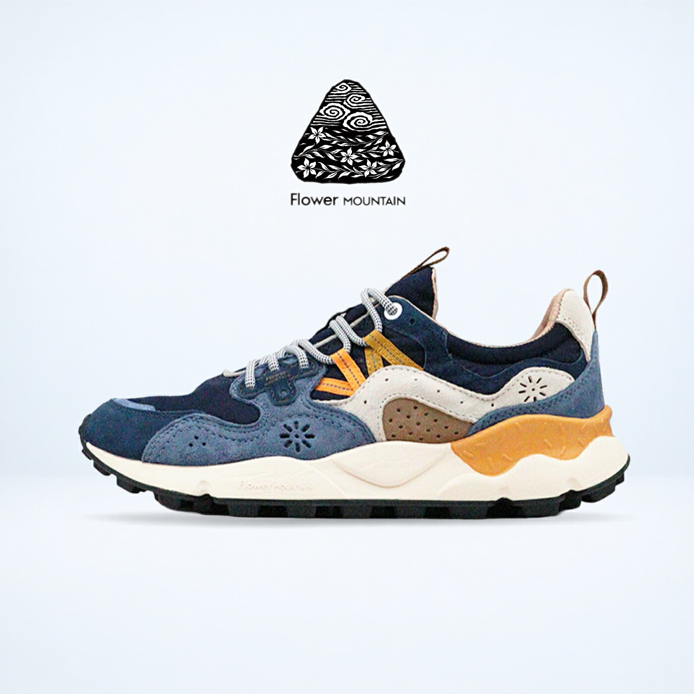 返品交換送料無料Flower MOUNTAIN フラワー マウンテン YAMANO3 ヤマノ3 NAVY ネイビー 靴 スニーカー シューズ ギフト プレゼント 贈り物