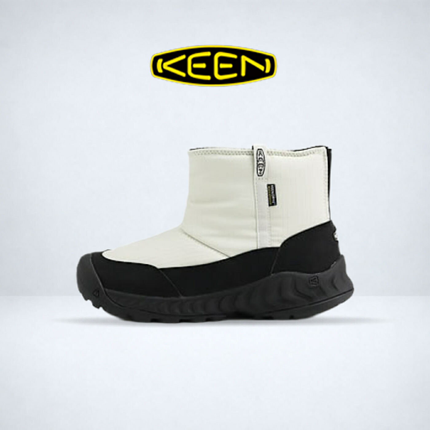 返品交換送料無料 KEEN キーン レディース HOOD NXIS PULL ON WP フッド ネクシス プル オン ウォータープルーフ SILVER BIRCH/BLACK シルバーバーチ/ブラック 靴 シューズ WINTER ウィンターブーツ アウトドア 防水 ウィメンズ