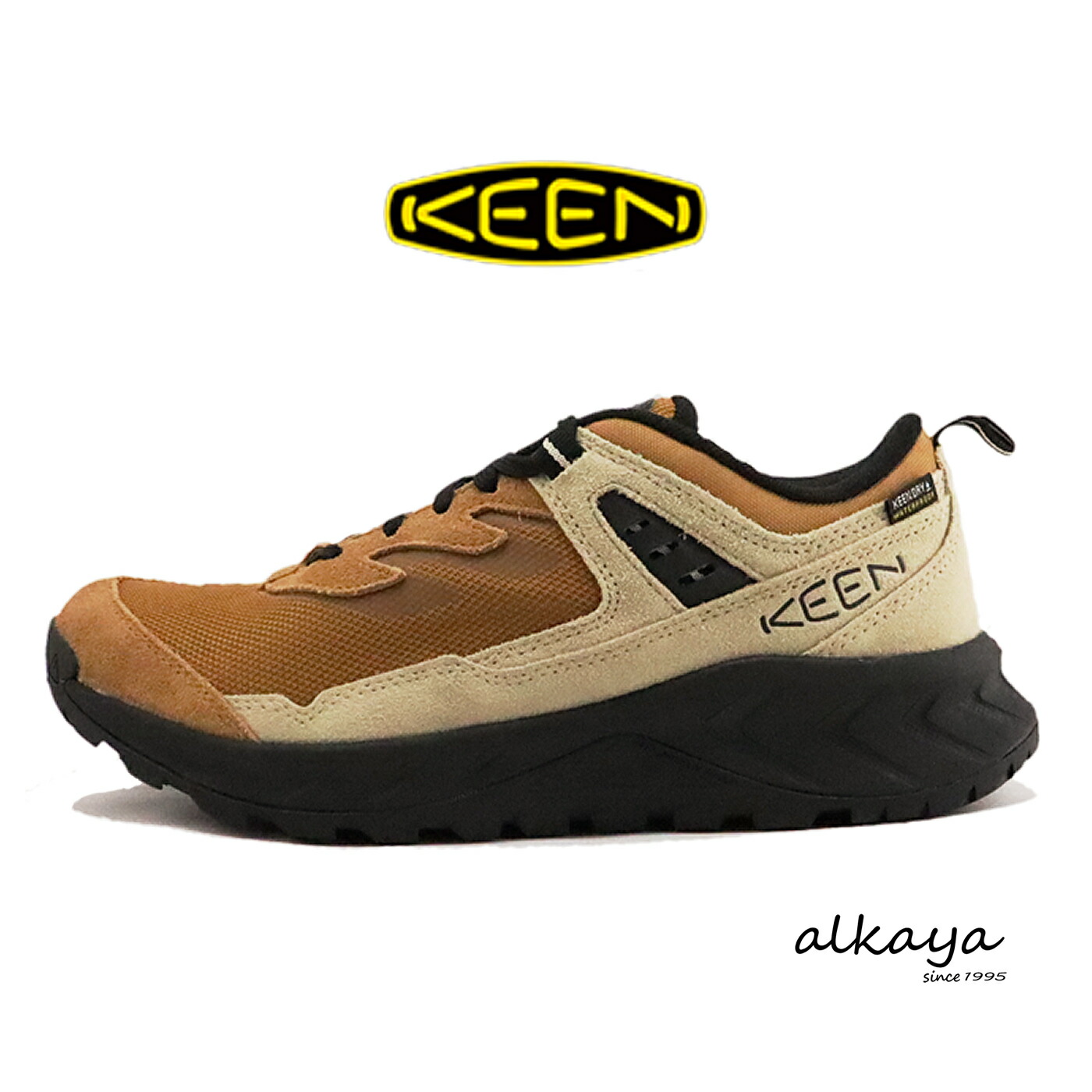 返品交換送料無料KEEN キーン メンズ HIGHTRAIL WP ハイトレイル ウォータープルーフ CHIPMUNK/SAFARI チップマンク/サファリ メンズ 靴 スニーカー シューズ 防水透湿 トレッキング アウトドア