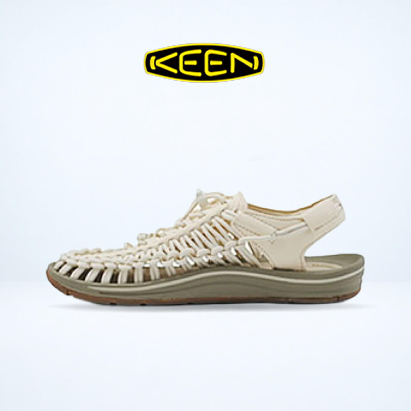返品交換送料無料 KEEN キーン ウィメンズ UNEEK ユニーク WHITE CAP/CORNSTALK ホワイトキャップ/コーンストーク サンダル 靴 スニーカー シューズ アウトドア キャンプ コンフォート レディース