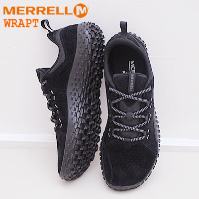 MERRELL メレル メンズ レディース WRAPT ラプト BLACK/BLACK 黒いこと/黒いこと  靴 スニーカー アウトドア コンフォート シューズ ベアフット
