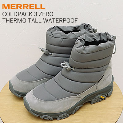 MERRELL メレル COLDPACK 3 ZERO THERMO TALL WATERPROOF コールドパック 3 ゼロ サーモ トール ウォータープルーフ PALOMA パロマ 靴 スニーカー コンフォート シューズ 防水 防寒 防滑 ビブラム アークティックグリップ メンズ レディース