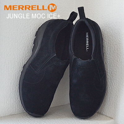 MERRELL メンズ レディース JUNGLE MOC ICE+ メレル ジャングルモック アイスプラス TRIPLE BLACK トリプルブラック 靴 スニーカー シューズ スリップオン 14,093円
