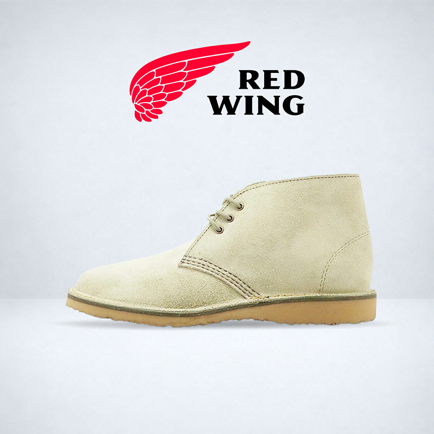 ☆7/25限定！ポイント最大39倍！要エントリー！！【返品交換送料無料 】 RED WING レッドウィング Style No.3309 WEEKENDER CHUKKA ウィークエンダー チャッカ WHITE SAND MOHAVE ホワイト サンド・モハヴェ ラフアウト スエード 靴 ワークブーツ シューズ｜alkaya works