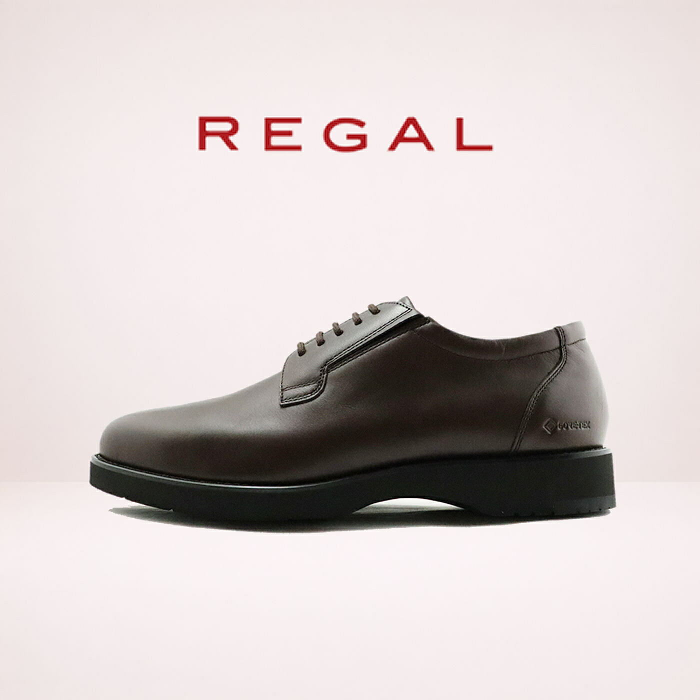 返品交換送料無料 REGAL リーガル レースアップレザー ドレススニーカー プレーントゥ GORE-TEX スニーカー フットウェア 80JLBG DARK BROWN ダークブラウン ゴアテックス EE 紳士靴 シューズ スニーカー カジュアル ビジネス 定番 ギフト プレゼント 贈り物｜alkaya works