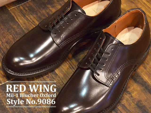 red wing blucher leather derby