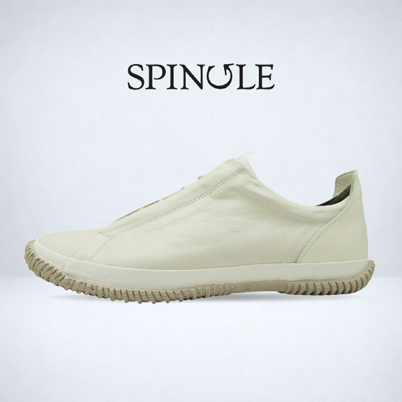 返品取り替えっこ貨物輸送無料 SPINGLE スピングル SP-1048 IVORY 象牙色 靴 スニーカー シューズ スピングルムーヴ スピングルムーブ カンガルーなめし革 メンズ 差し上げ物 差し上げ物 差し上げ物