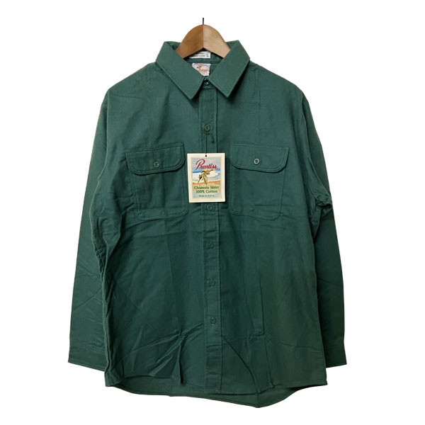 prentiss OUTDOORS （プレンティス アウトドア） W衣嚢 シャモアシャツ メンズ【USAデッド買い溜める】 亜米利加製 心地好い アメカジ 細工物 【レア】【滅多にない】未当て嵌める