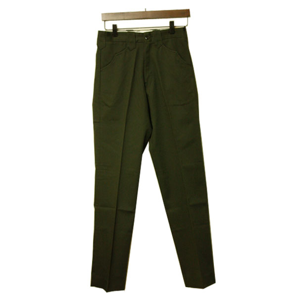 未使用 70s BIG BEN コットン チノパンツ チノパン 32X32 深緑 未使用 70s BIG BEN コットン チノパンツ チノパン 32X32 深緑