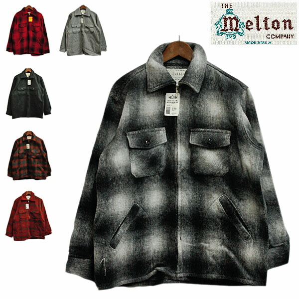USA製 melton 3M シンサレート ジップアップジャケット 楽天市場】MELTON COMPANY（メルトン カンパニー）片胸ポケット