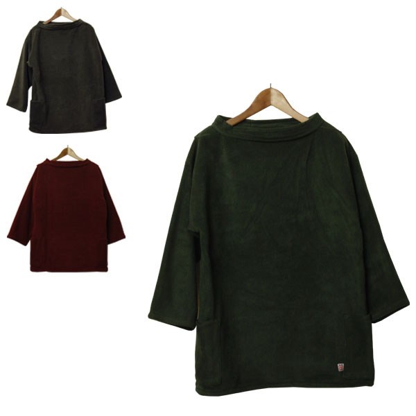 CORNISH SMOCKS（コルニッシュスモック）ラウンドネックフリーススモック メンズ フリース,無地,心地よい,レア,滅多に無い,未当て嵌める