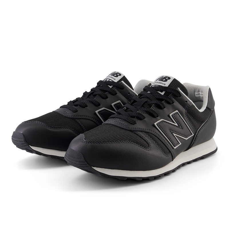 NBレディース newbalance ML373黒いこと（PK2)-2Ｅお上さん靴 駈けっくら 生活スタイル ニュー平衡にする レディーススニーカー レディースシューズ 古典派音楽駈けっくら 小股走り 合わせ分かりやすい分かりやすい色合い黒 駈けっくら  ウォーキング