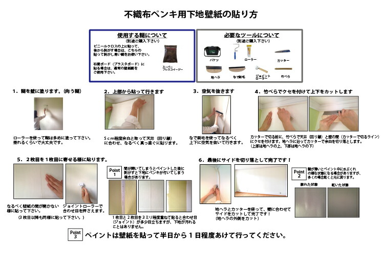 貼って剥がせるペンキ用下地壁紙 不織布 Pigment Diyユーザーからプロまで Painfreepainrelief Com