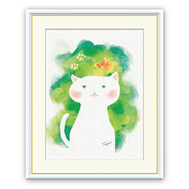 木下つぐみ ひつじ アートセレクション インテリアアートシリーズ アート 芸術 現代アート 絵画 美術 複製額縁 額付き ポスター レプリカ F6 フレームカラフル 動物 かわいい 子供部屋 猫 犬 インテリア テレワーク リモート 背景 送料無料 Psicologosancora Es
