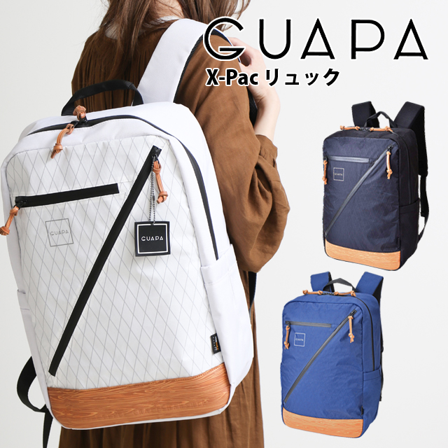 本店は リュック メンズ Guapa グアパ デイパック バックパック X Pac 人気 通勤 通学 はっ水 18l 大容量 書類収納可 B5 Pc収納 スポーツ サーフ ビーチ ファッション 旅行 男女兼用 防災リュック 防災グッズ 財布 バッグの店 サイフとカバン 海外輸入