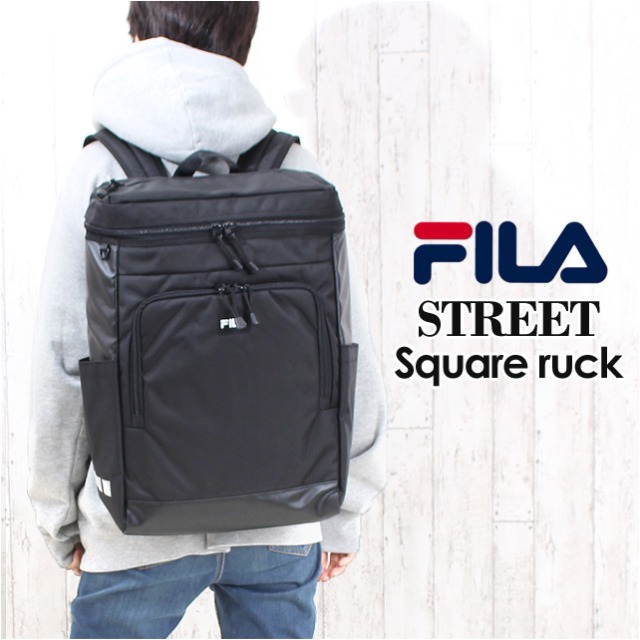 60 Off 楽天市場 リュックサック メンズ ブランド Fl 0007 Fila フィラ Street ボックスリュック l スクエアリュック 通学 通勤 通塾 部活 習い事 レッスン 防災リュック 女子 男子 女性 男性 レディース メンズ シンプル 高校生 大学生 社会人 大人 財布