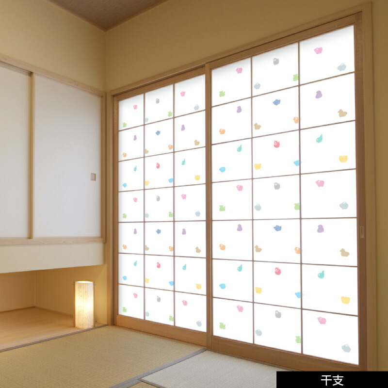 プリント障子紙