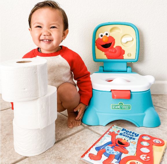 大量入荷 その他 送料無料 セサミストリート エルモ トイレトレーニング ステップスツール おまる Sesame Street 海外直送