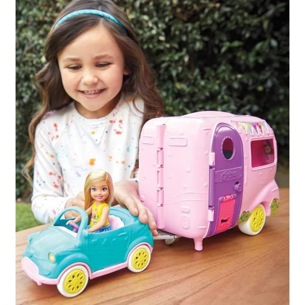 送料無料 Barbie バービー Chelsea Doll チェルシー 人形 プレイセット 子犬 キャンピングカー おもちゃ 女の子 楽天海外直送 Umu Ac Ug