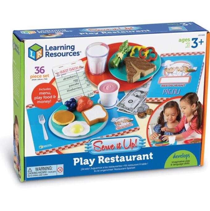 [RDY] [送料無料] Learning Resources ラーニングリソーシズ プレイ レストラン LRNLER9089 知育玩具 学習 [海外通販]