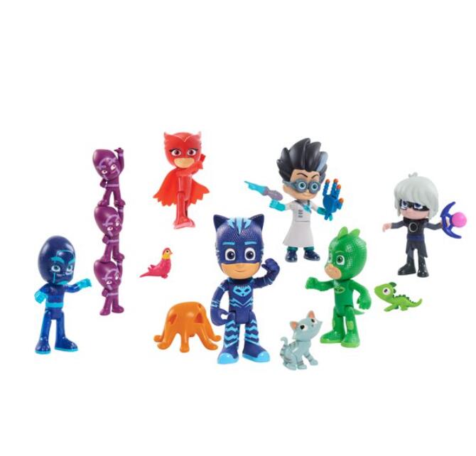 送料無料 Pj Masks しゅつどう パジャマスク デラックス 16ピース フィギュア セット 楽天海外直送 Letempslev K7a Com