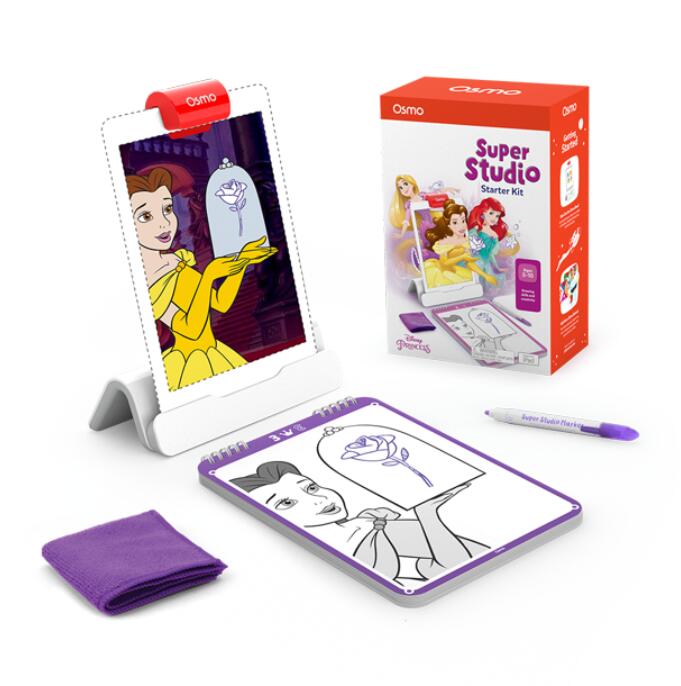 楽天市場 送料無料 Osmo オスモ スーパースタジオ ディズニー プリンセス スターターキット Ipad用super Studio Disney Princess Starter Kit For Ipad Ages 5 11 Drawing Activitie おもちゃ たのしい お絵描き タブレット 想像力 学習 知育玩具 創造性 楽天海外