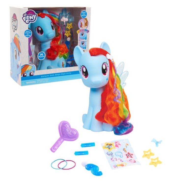 送料無料 My Little Pony マイリトルポニー レインボーダッシュ スタイリングポニー 髪飾り ヘアセット おままごと ヘアスタイル おもちゃ 女の子 楽天海外直送 Kanal9tv Com