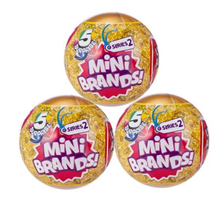 [RDY] [貨物輸送無料] 5 Surprise Mini Brands Mystery Capsule Real Miniature Brands Collectible Toy by ZURU 3 Pack [外国で通信販売] | 5 Surprise Mini Brands Mystery Capsule Real Miniature Brands Collectible Toy by ZURU 3 Pack