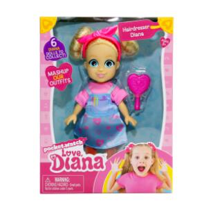 楽天市場 送料無料 Love Diana Princess 6インチ Doll ラブダイアナ プリンセス 人形 Youtube ユーチューブ 人形遊び かわいい 女の子 お姫様 楽天海外通販 Walmart 楽天市場店