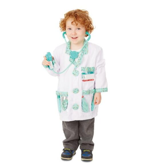 [送料無料] メリッサ & ダグ ドクター ごっこ遊び プレイ コスチューム セット Melissa & Doug Doctor Role Play Costume Set 子供用 男の子 女の子 コスプレ ハロウィン お医者さんごっこ 病院