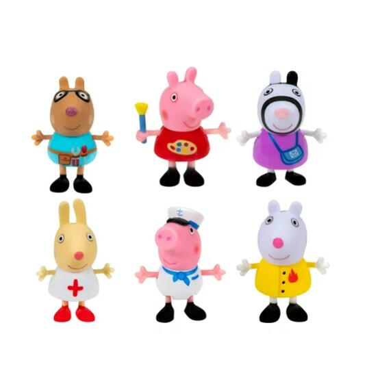 送料無料 ペッパピッグ なりたい自分 可動式 フィギュア 6パック Peppa Pig What I Want To Be Figure 6 Pack キャラクター グッズ 人形 飾り インテリア 子供 キッズ 男の子 女の子 クリスマス 誕生日 ごっこ遊び 楽天海外通販 Brikk Ph