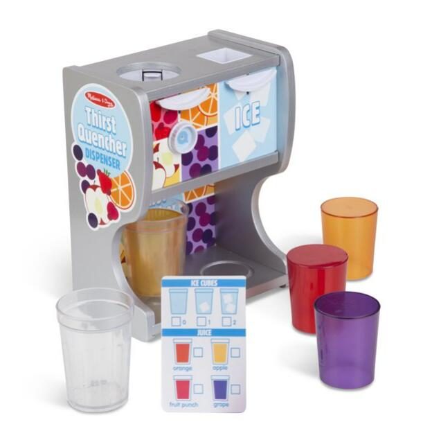 [送料無料] メリッサ & ダグ 木製 水分チャージ ドリンク ディスペンサー Melissa & Doug Wooden Thirst Quencher Drink Dispenser カップ ジュース アイスキューブ 付き 男の子 女の子 クリスマス 誕生